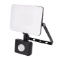 LUXULA LED-Außenstrahler mit Bewegungsmelder, 50W, neutralweiß, IP44, 5000lm.