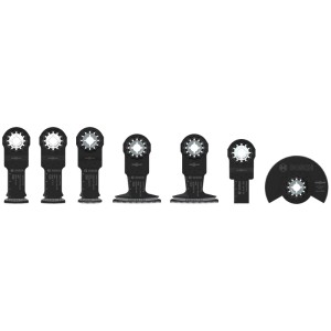 Bosch Holz-Set für Tischler, Starlock Aufnahme, verschiedene Sägeblätter für Multifunktionswerkzeuge.