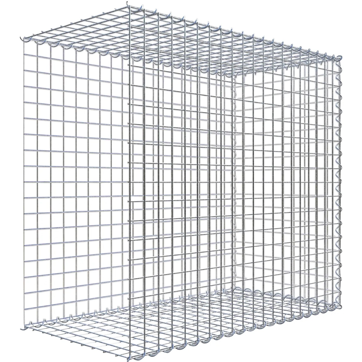 Gabiona Gabione-Anbaukorb Typ 2 90 x 100 x 50 cm Maschenw 5 x 5 cm