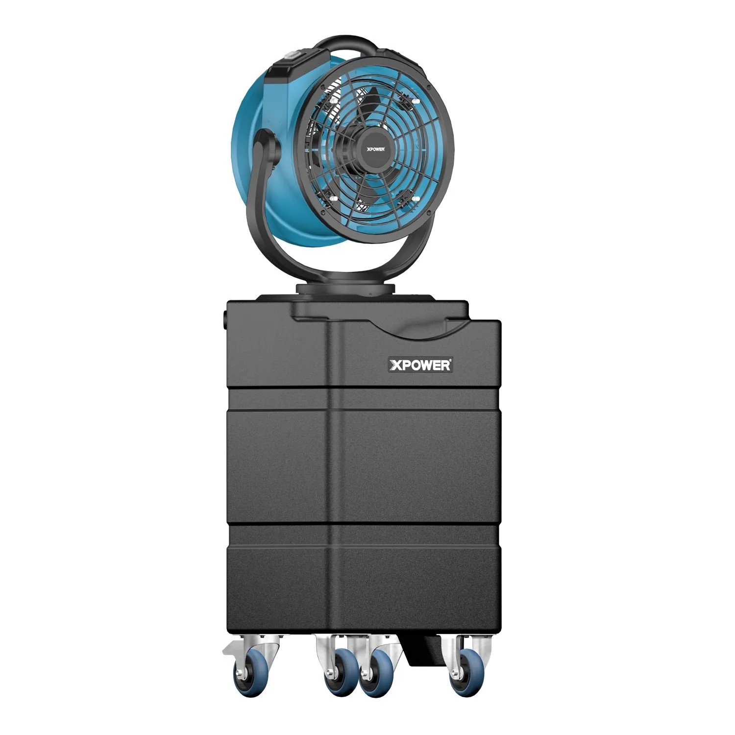 Xpower FM-88WK Hochleistungs-Nebelventilator mit Integrierter Pumpe Wasserbehälter