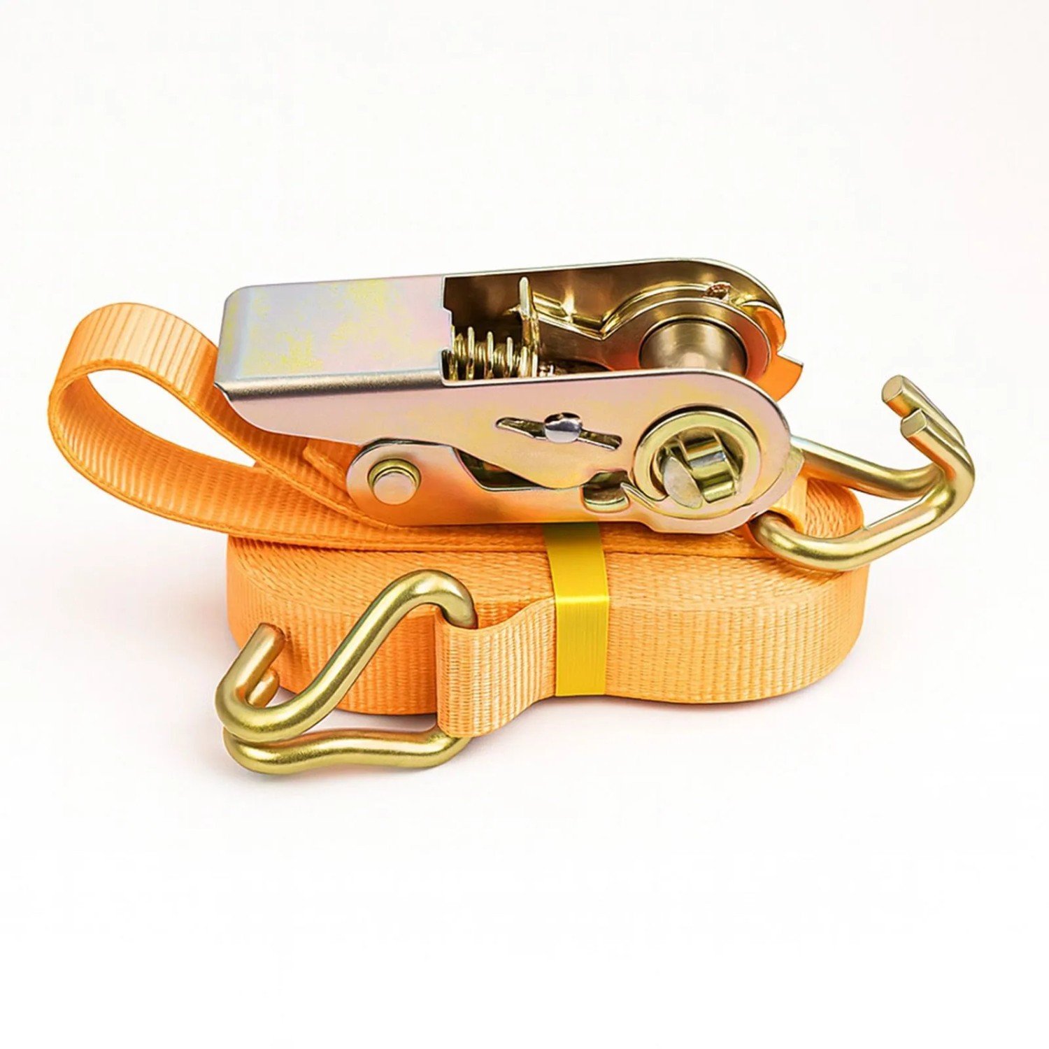 TRUTZHOLM Spanngurte Mit Ratsche 2 Teilig 6m 800 kg 0,8t TÜV GS Orange