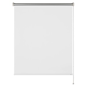 Schöner Wohnen Thermo-Rollo Martha, 45x150 cm, weiß, mit Seitenzug und alubeschichteter Rückseite.