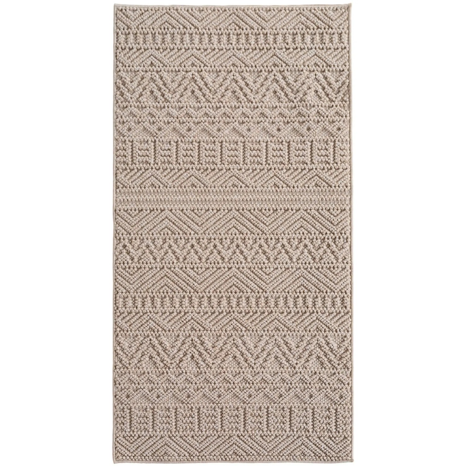 Ayyildiz Flachgewebeteppich Helix 2202 Beige 80 cm x 150 cm