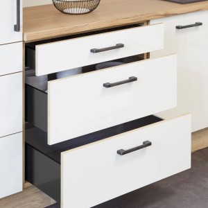 SOTECH Schubkastensystem Junker Slim H 84 mm L 450 mm 40kg Soft Close Anthrazit