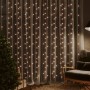 vidaXL LED-Lichtervorhang 3x3 m 300 LED Warmweiß 8 Funktionen 328925_2