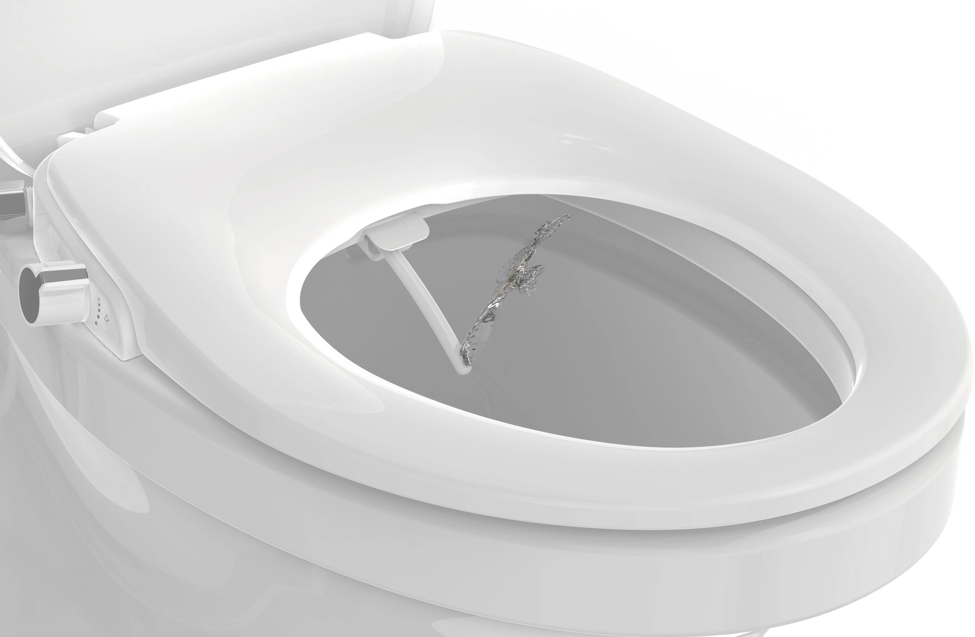 Aufsatz kaufen und Schnellverschluss WC-Sitz Absenkautomatik bei Eisl mit Dusch OBI
