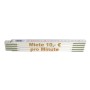 Stabila Zollstock 2m mit Lasergravur "Miete 10,- € pro Minute".