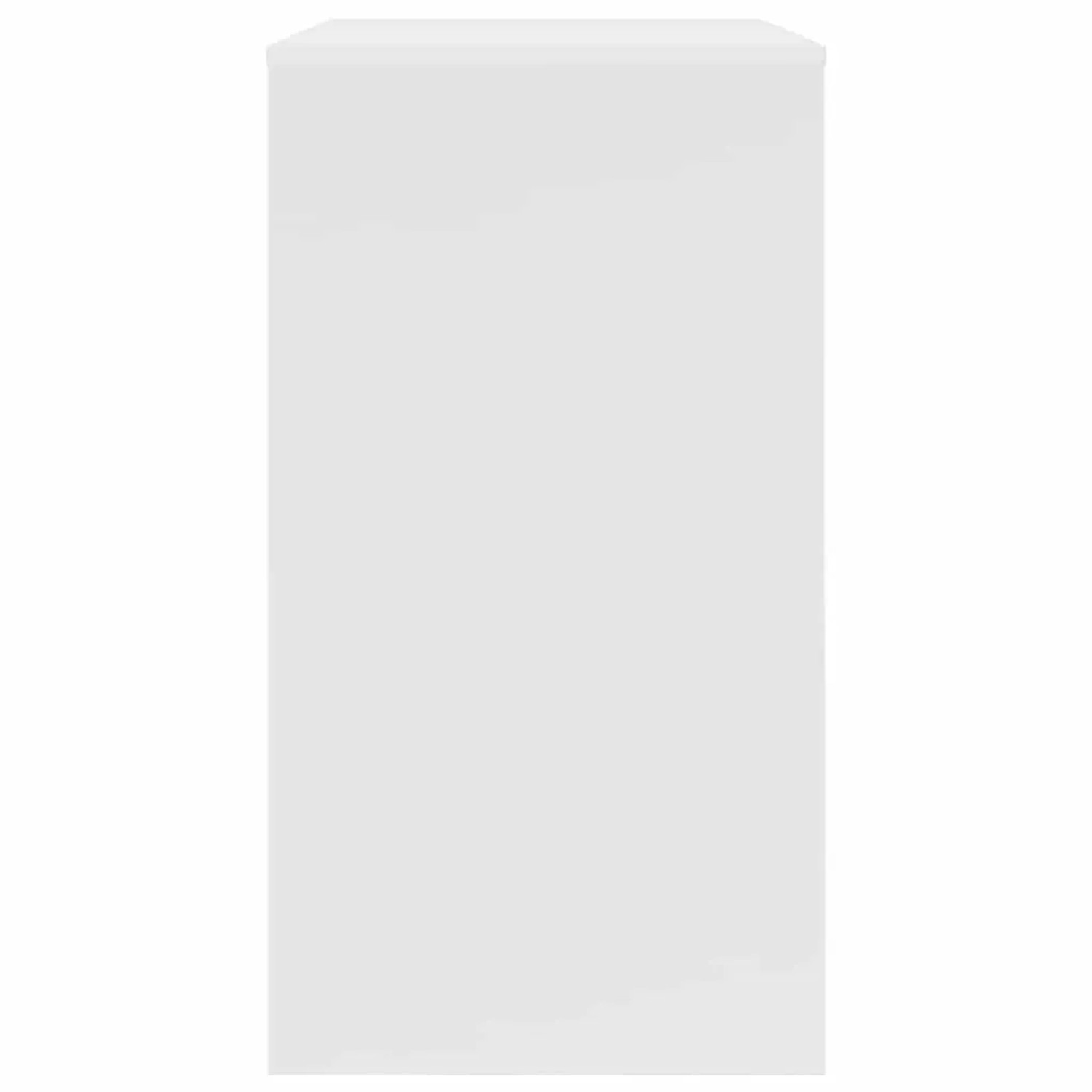 vidaXL Tisch mit Regal Weiß 77,5 x 43 x 79 cm Holzwerkstoff 869514_7
