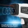 STAHLWERK Infrarot-Laser-Thermometer ILT-600 ST mit rotem Laserstrahl für präzise kontaktlose Temperaturmessung.