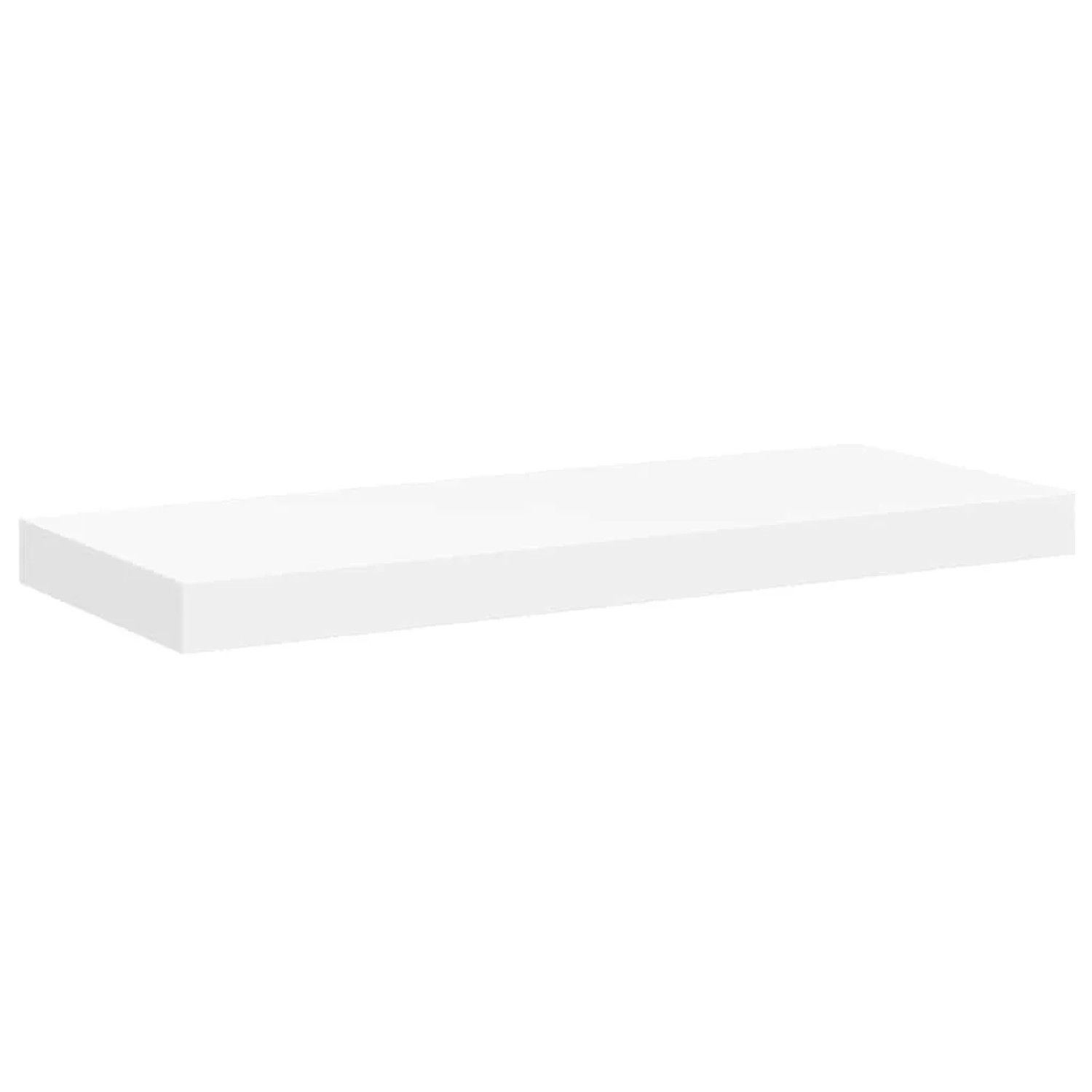 vidaXL Schweberegal Weiß 60x23,5x3,8 cm MDF 323811