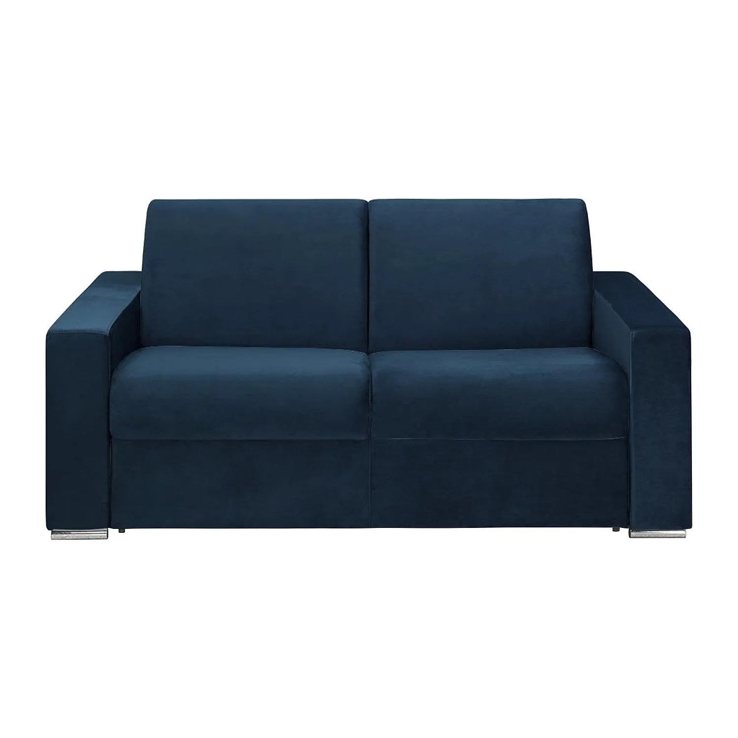 Vente-unique Schlafsofa Calito Marineblau 174 cm