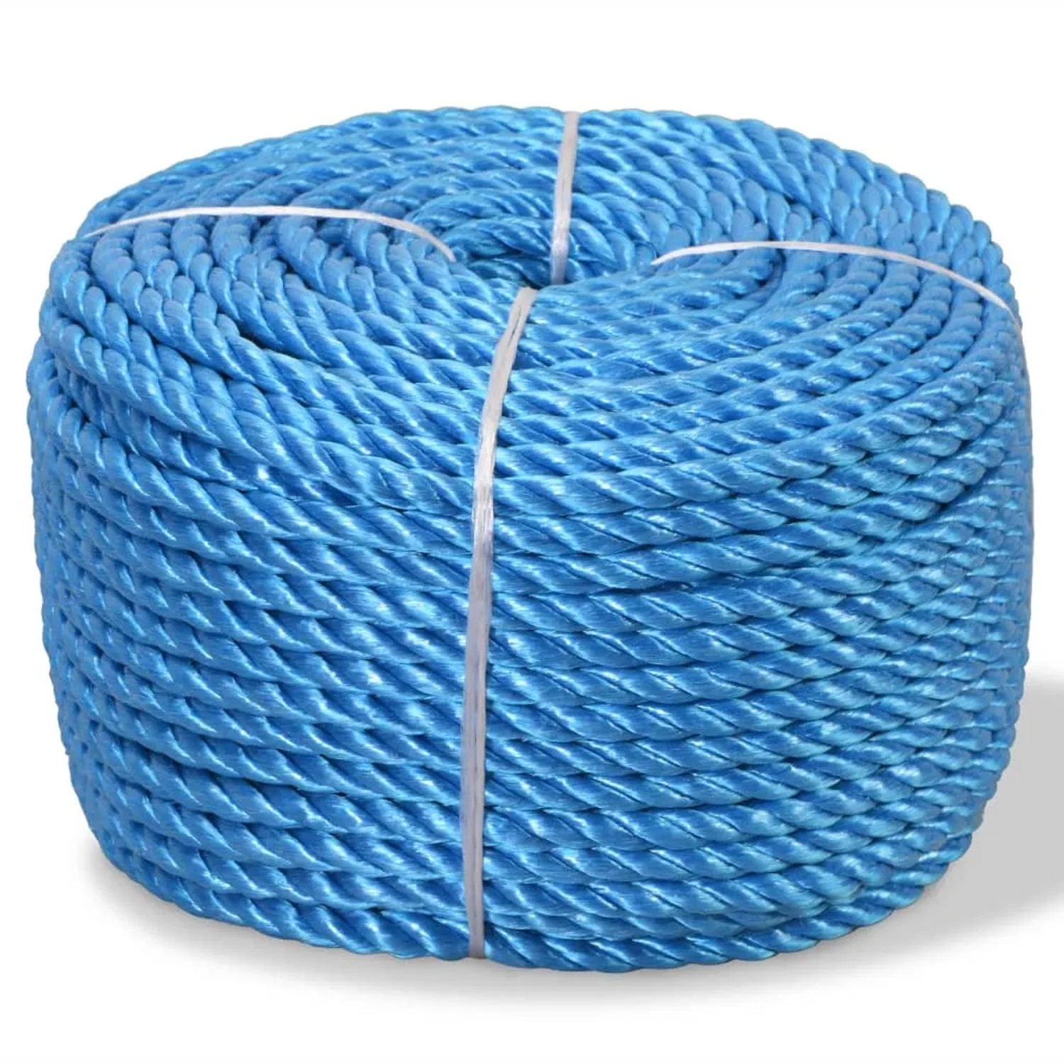 vidaXL Polypropylenseil 16 mm 100 m Blau 143850