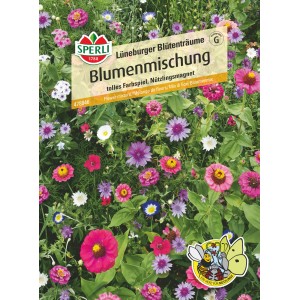 Sperli Blumenmischung Lüneburger Blütenträume, farbenfrohe Mischung für Beet und Rabatte.