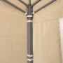 Tepro Seitenteil-Set Marabo Taupe für Pavillon, bestehend aus geschlossenem Teil und Fensterteil.