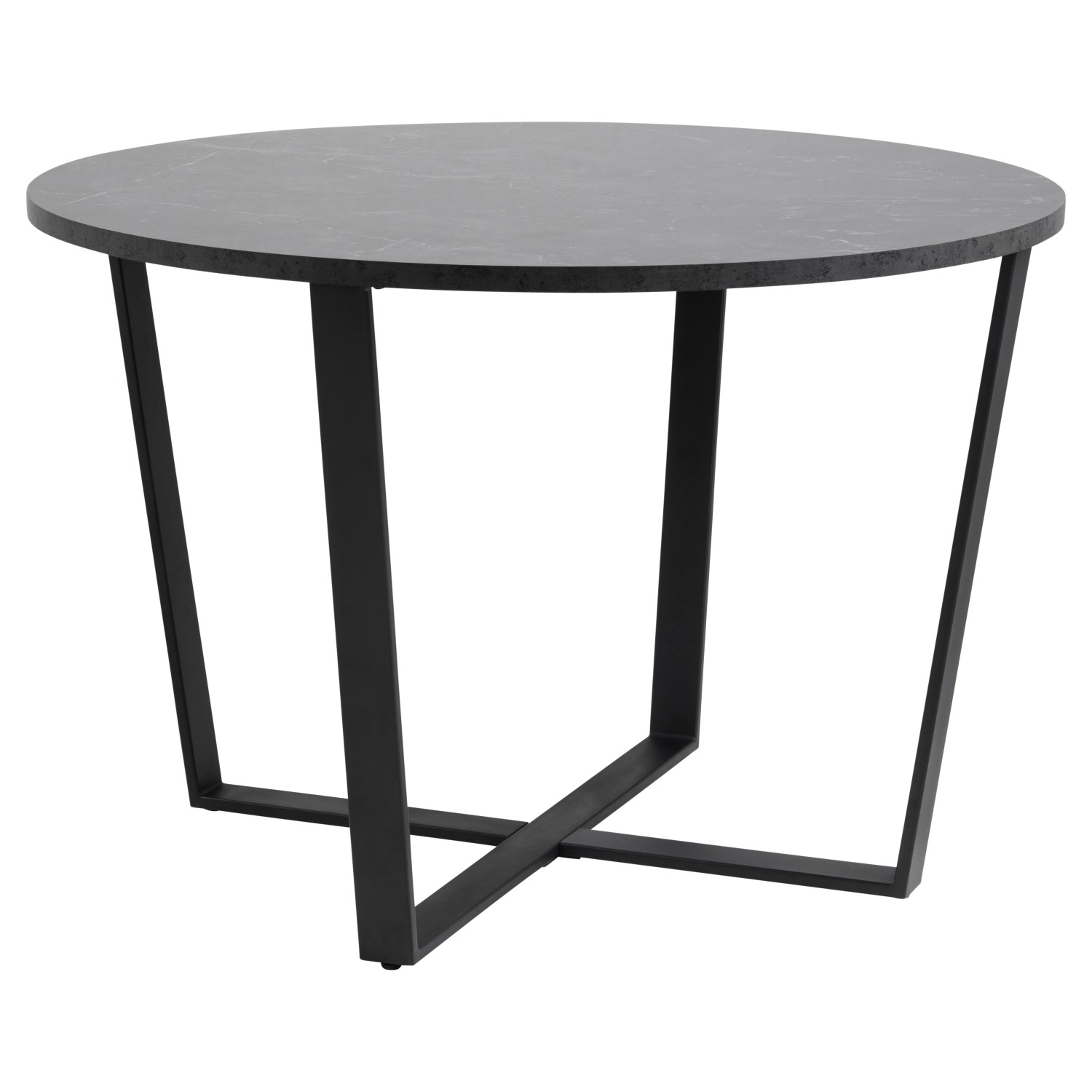 ebuy24 Amst Esstisch Marmor Print Schwarz günstig online kaufen