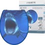 Schütte WC-Sitz Shark Duroplast mit Absenkautomatik und Hai-Motiv.