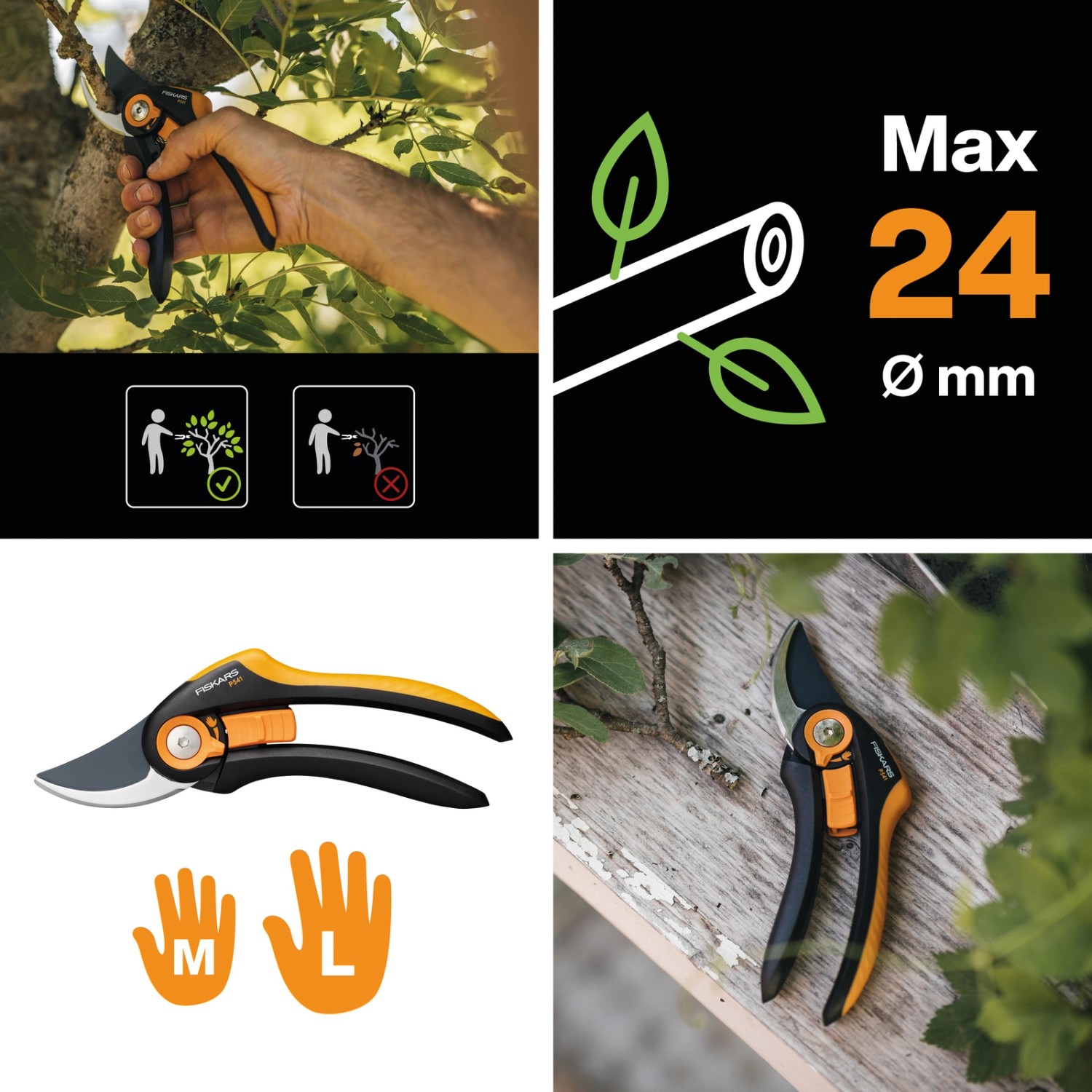 Fiskars BypassGartenschere Plus SmartFit P541 jetzt bei OBI