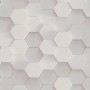 Weiße 3D Vliestapete mit Wabenmuster von A.S. Création für dekorative Wandgestaltung.