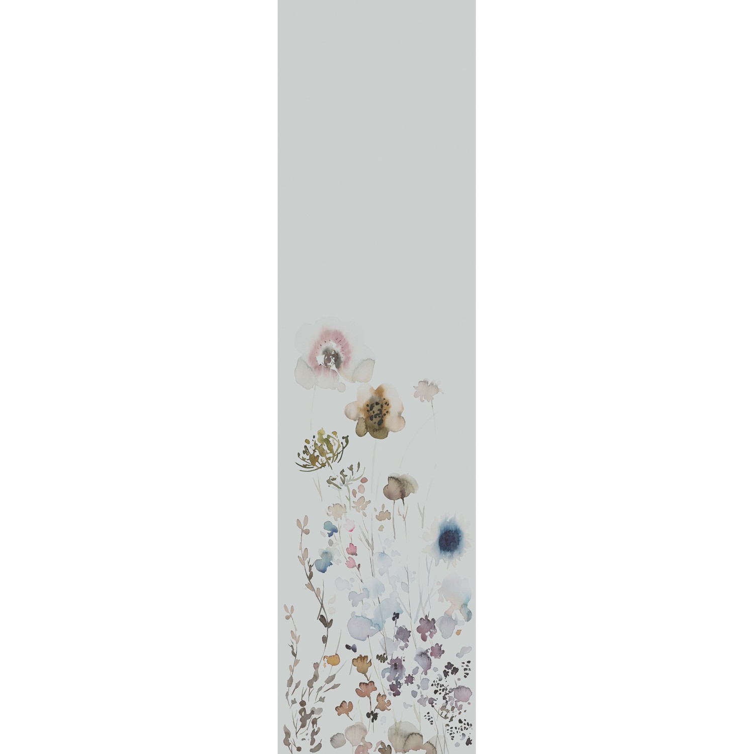 Marburg Vliestapete Blumen Crushed-Optik Modern 270 cm x 70 cm Blau günstig online kaufen