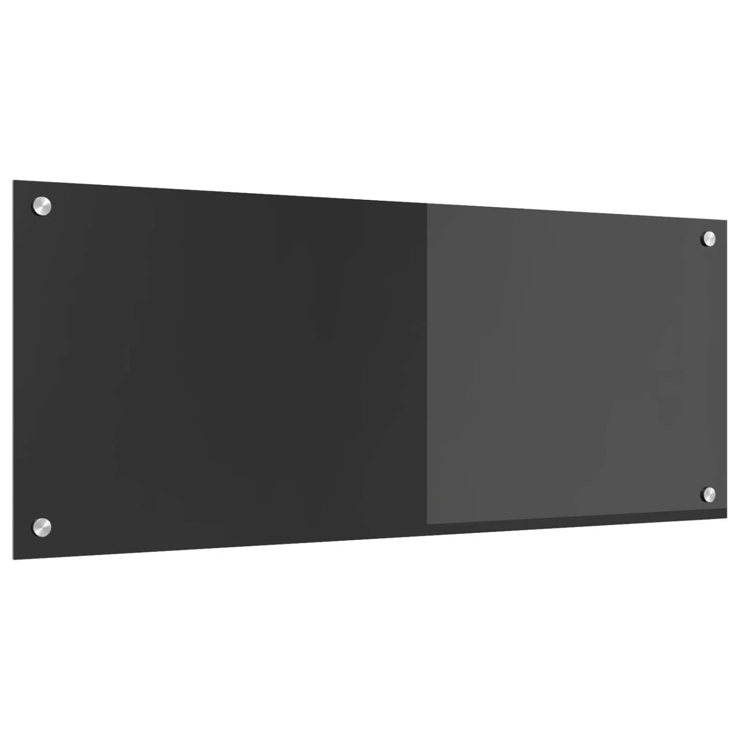 vidaXL Küchenrückwand Dunkelgrau 100 x 40 x 0,6 cm Gehärtetes Glas 42001247