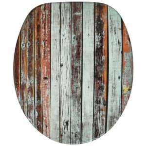 Sanilo WC-Sitz Antik mit Absenkautomatik, Holz-Optik