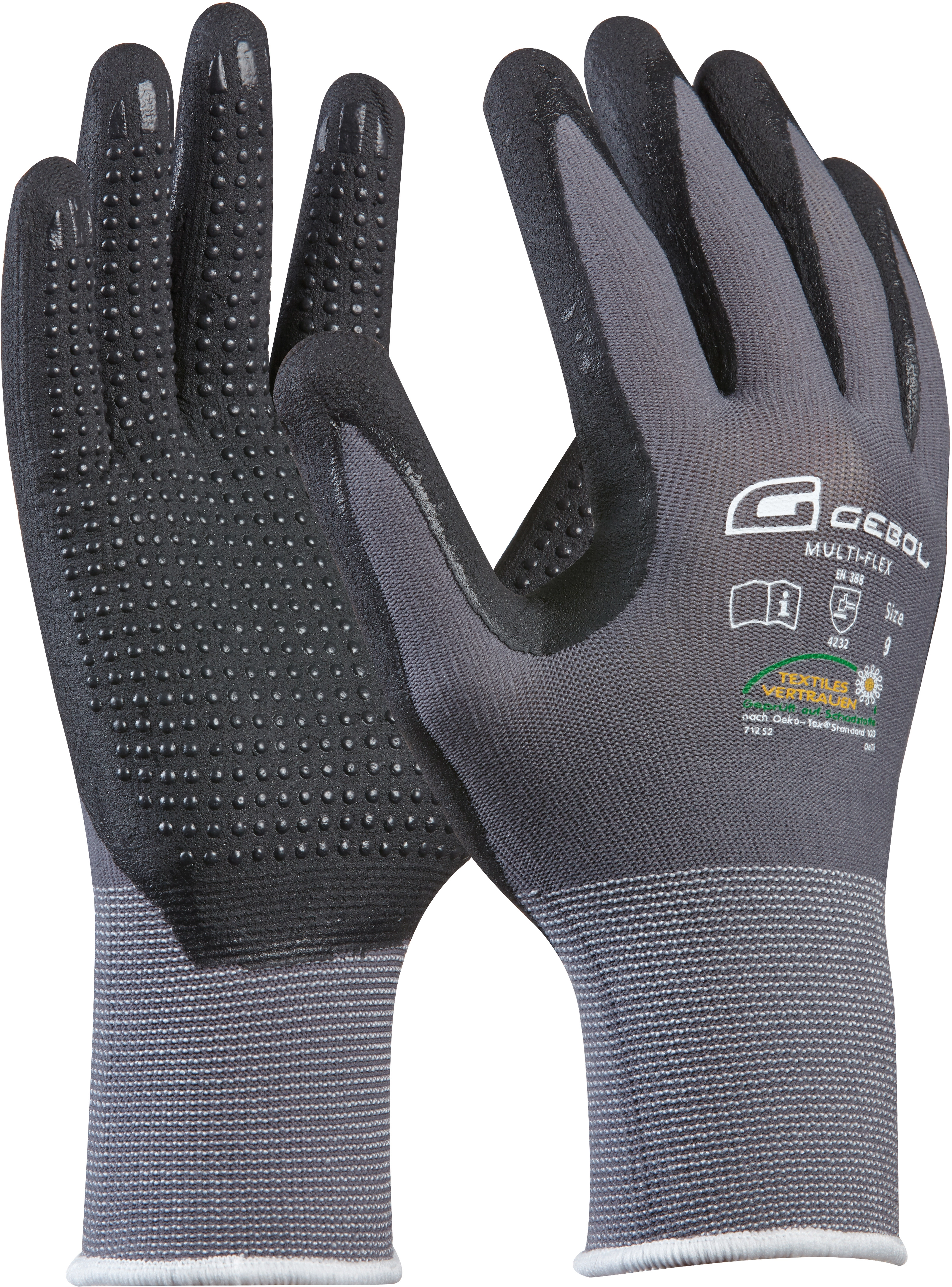 Gebol Handschuh kaufen Flex Gr. OBI 8 Grau Multi bei