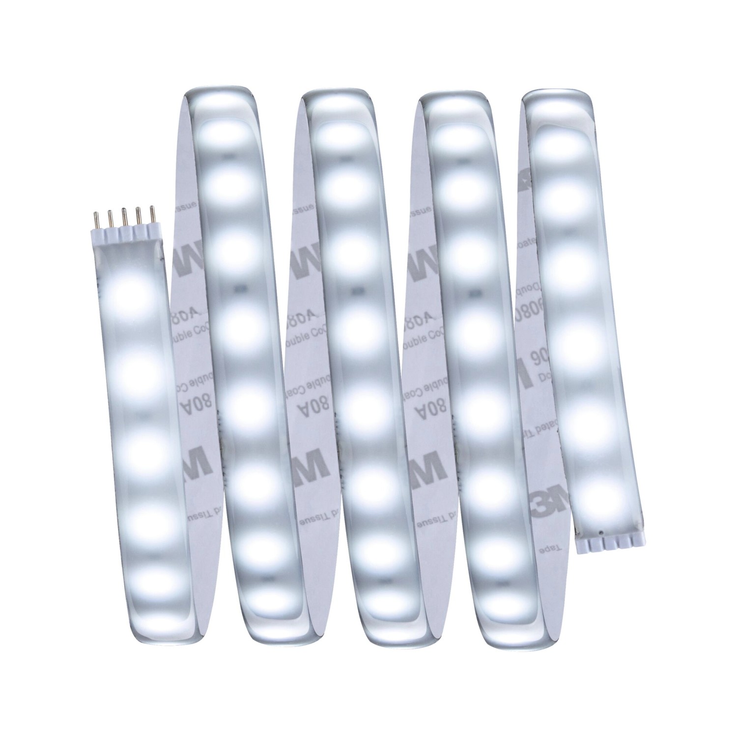 Paulmann MaxLED 500 LED-Streifen Basis-Set, 1,5m, Tageslichtweiß, aufgerollt.