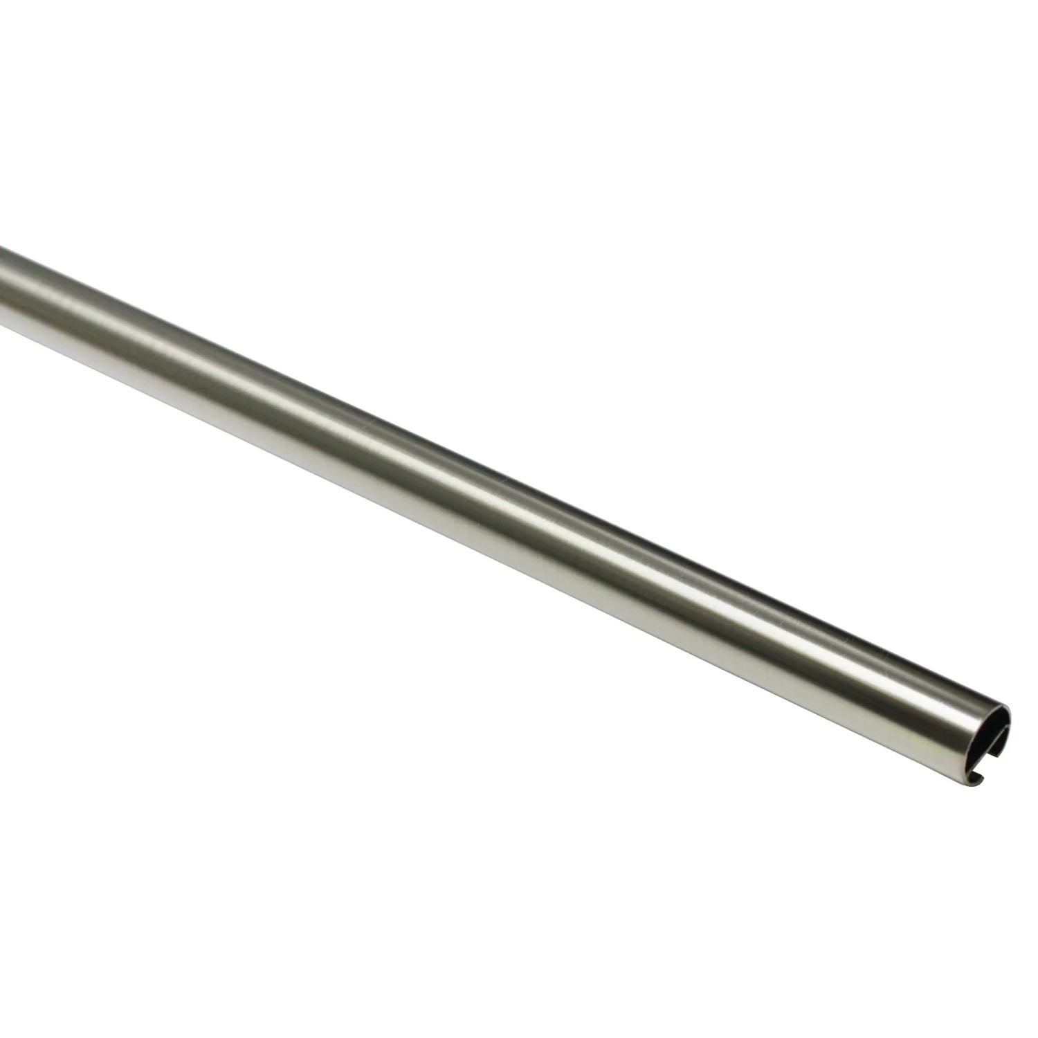 Gardinia Gardinenstange Chicago mit Innenlauf I Ø 20 mm Edelstahl-Optik 200 cm
