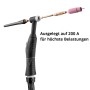 STAHLWERK WIG Schweißbrenner WP26F, zerlegt, mit flexiblem Kopf, Elektrode, Keramikdüse. Für Schweißgeräte, 200 A.