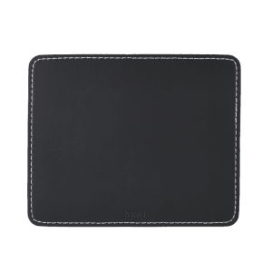Hama Mauspad Lederoptik 23 cm x 23,4 cm Schwarz