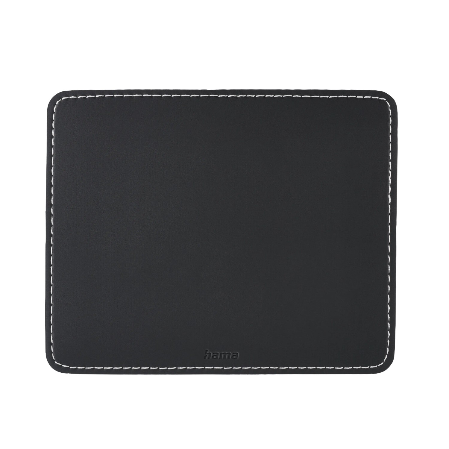 Image of Hama Mauspad Lederoptik 23 cm x 23,4 cm Schwarz
