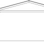 Skizze Carport Westerwald: Doppelcarport mit Maßen und geraden Kopfbändern.