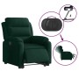 vidaXL Relaxsessel mit Aufstehhilfe Elektrisch Dunkelgrün Samt 3205116_6
