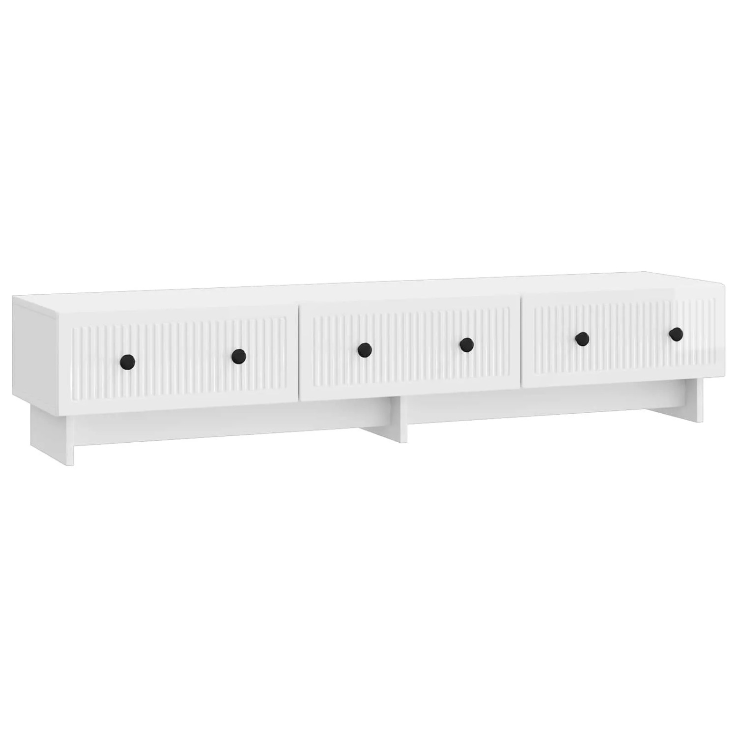 vidaXL TV-Schränk Hochglanz Weiß 147 x 34,5 x 30 cm Holzwerkstoff 894019
