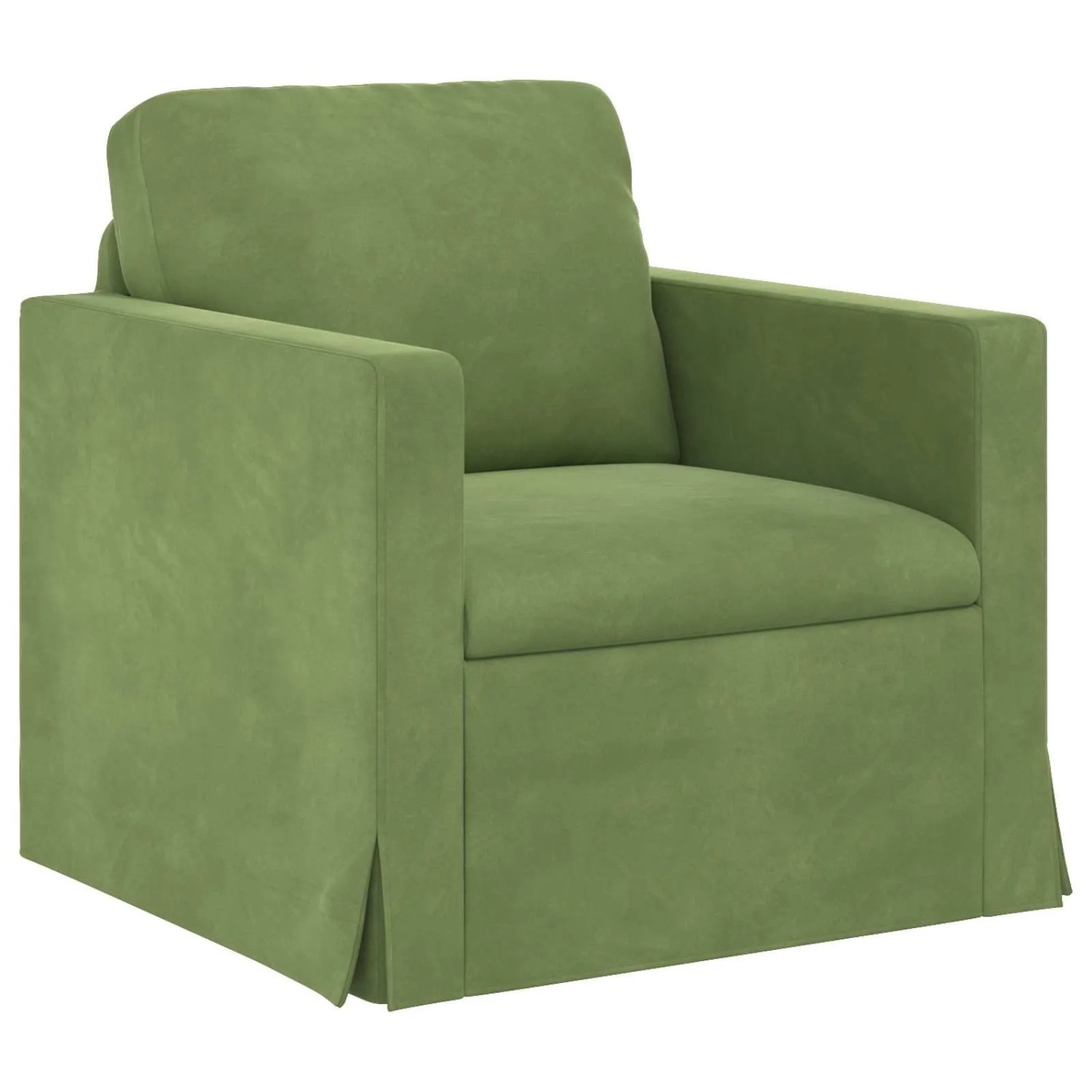 vidaXL Sofa Hellgrün 78 x 78 x 80 cm Samt 42024407