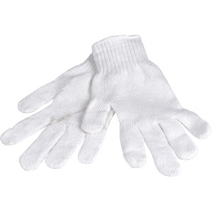 OX-ON Strickhandschuhe Knitted Comfort 13301, weiße Arbeitskleidung für Komfort und Schutz.