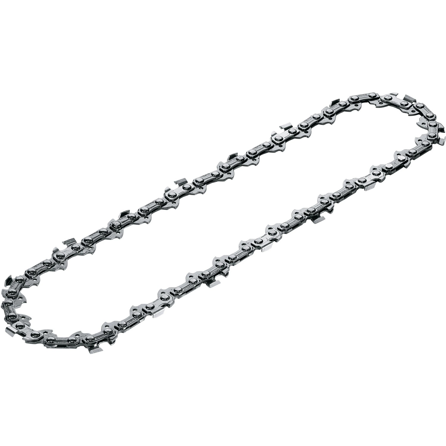 Scharfe Kette für Bosch Akku-Kettensäge UniversalChain 18V, geeignet zum Wechseln und Spannen.