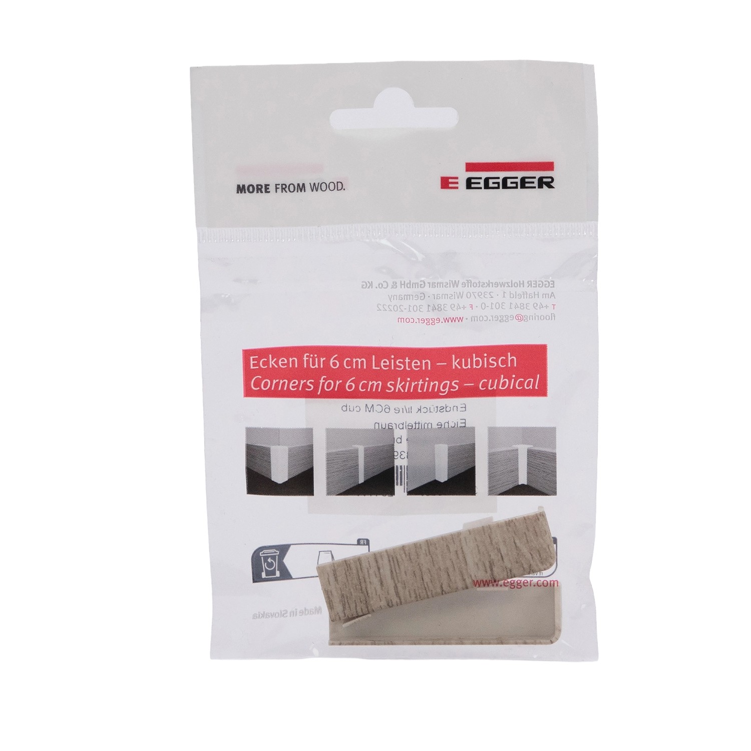 Egger Endstück 6 cm Eiche Mittelbraun 2 Stück günstig online kaufen