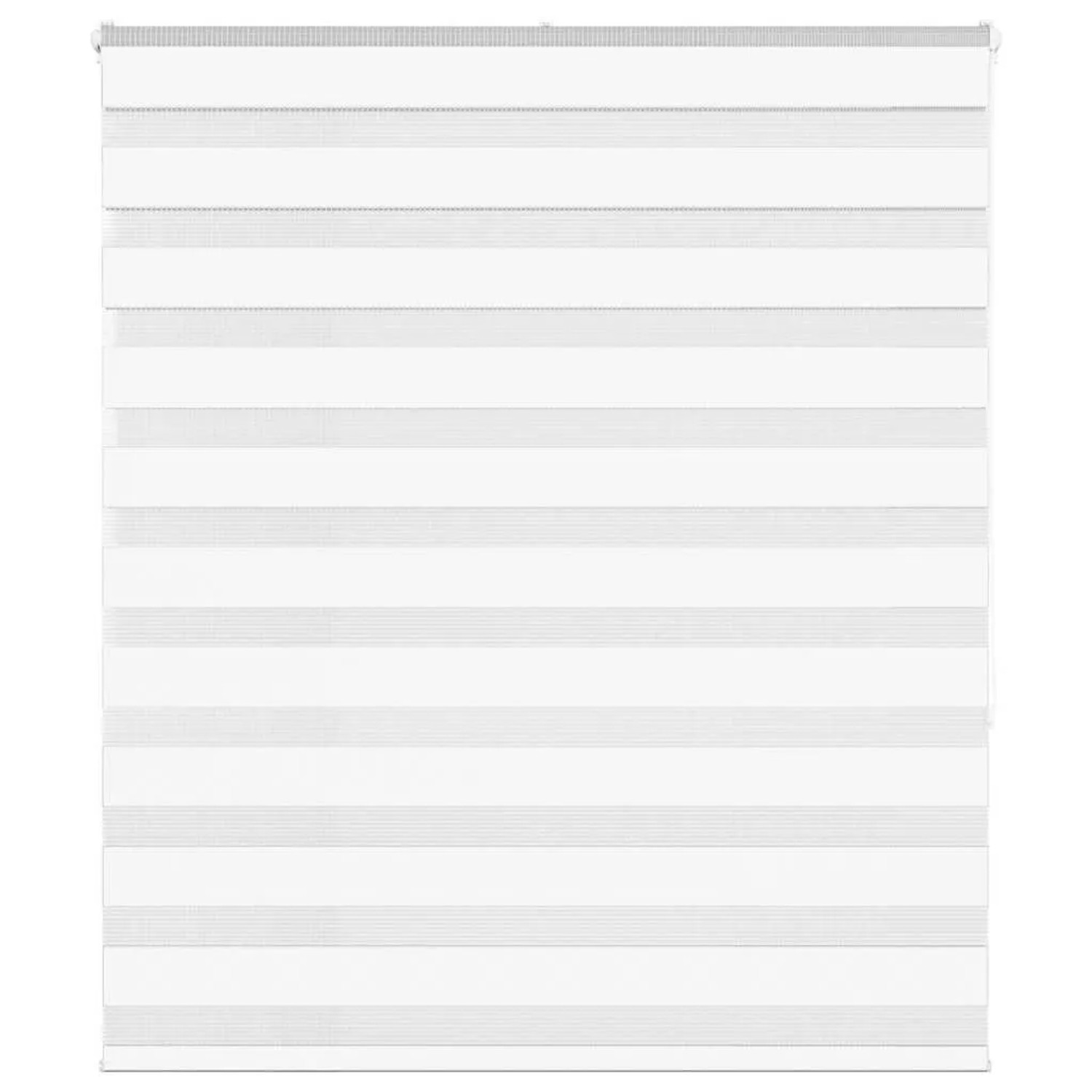 vidaXL Doppelrollo Weiß 125x150 cm Stoffbreite 120,9 cm Polyester 4014760 günstig online kaufen