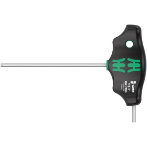 Wera Quergriff-Sechskantschraubendreher Hex-Plus, 3 mm, mit ergonomischem Griff für hohe Drehmomente.
