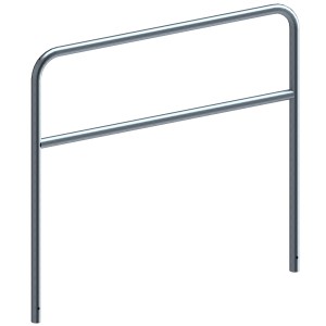 Schake Rohrbügel, feuerverzinkt, 1500x1400 mm, mit Querholm. Ideal zur Absicherung und Abgrenzung.
