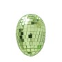 Grüner Boltze Dekoanhänger Disco in Ei-Form, 7x5x5 cm, glänzend.