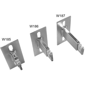 Ximax Metallhalterungen W185, W186, W187, weiß, für Heizkörper-Montage.