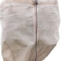 Beiger Winterschutz Thermomantel, 150 cm hoch, Ø 70 cm, mit Reißverschluss und Kordelzug für Pflanzen.