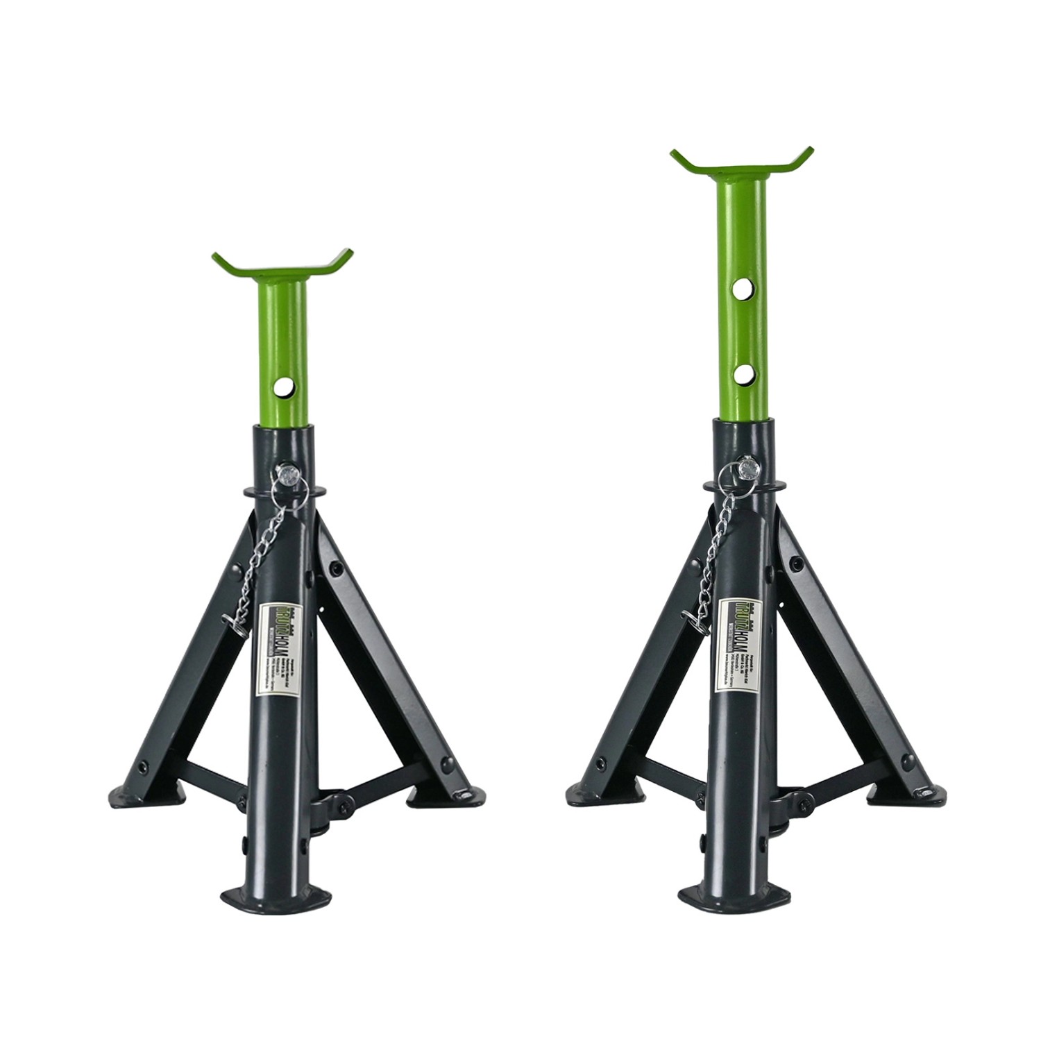 Thumbnail - TRUTZHOLM Unterstellbock 2 Stück 2 Tonnen Traglast Pro Stütze Höhe Von 245 Bis 370 mm Faltbar