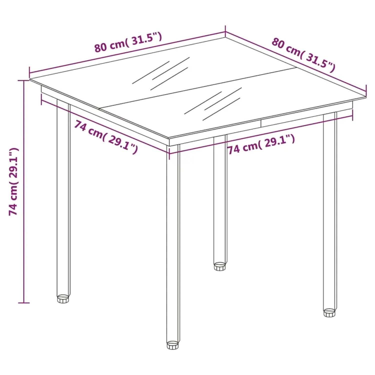 vidaXL Garten-Essgruppe, 5-teilig, grau, Poly Rattan, mit Tisch mit Glasplatte und 4 Stühlen mit Kissen.