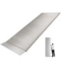 TRUTZHOLM Breitrampe aus geriffeltem Aluminium, 305x80 cm, 600 kg Traglast. Ideal für Autoanhänger.