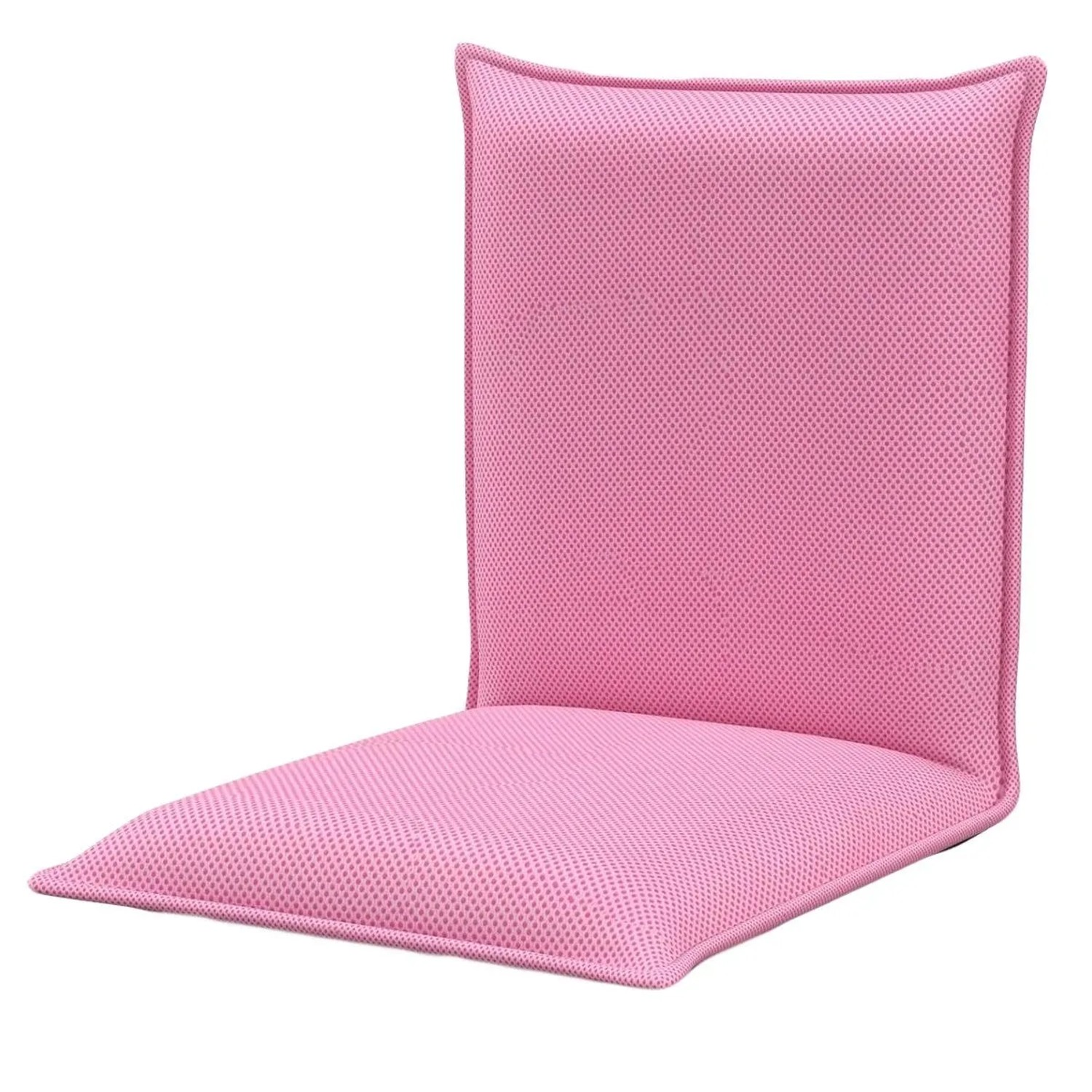 Costway Bodenstuhl 6-Stufig Rückenlehne Gepolstert Rosa günstig online kaufen