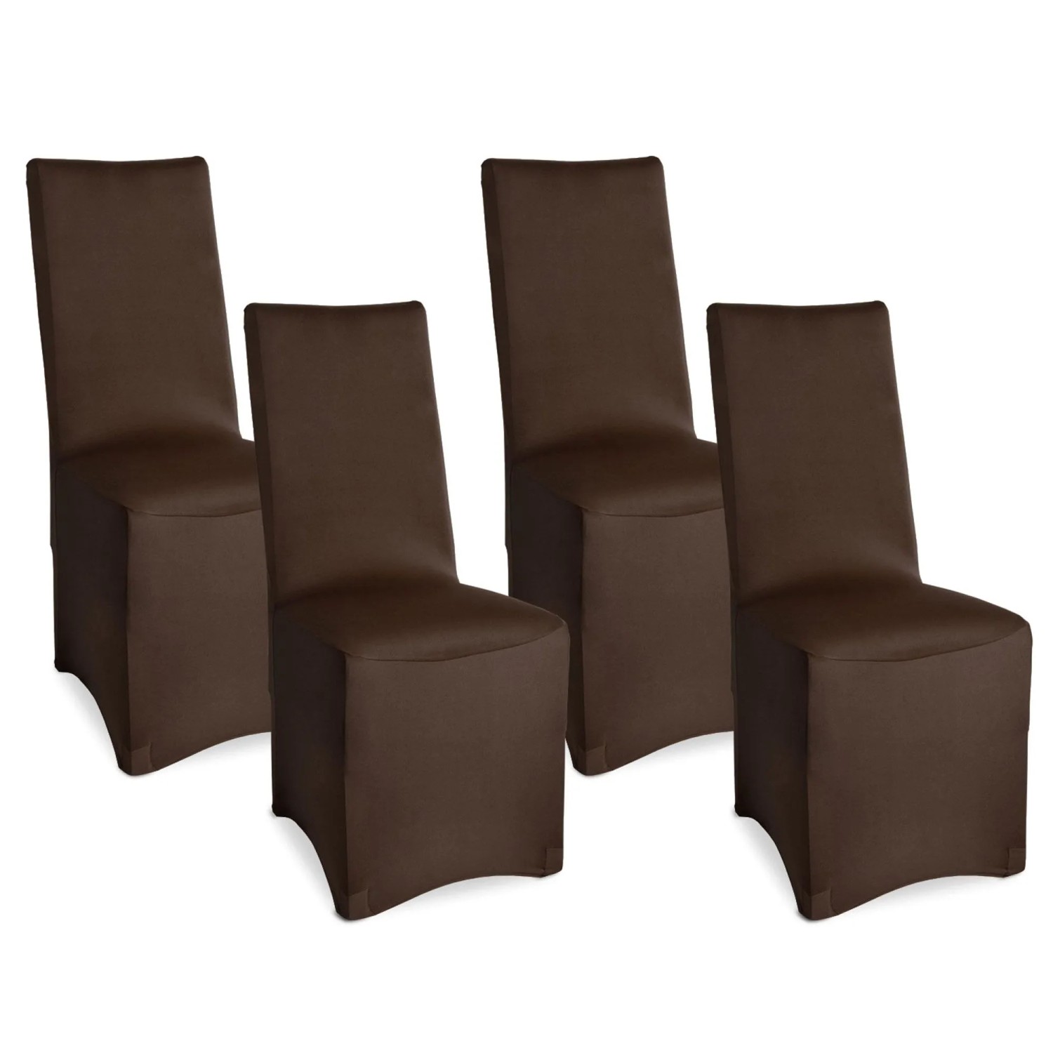 Beautissu Stuhlschutz Leona 95 x 45 cm Braun Stretch Bankett 4-tlg kaufen bei OBI