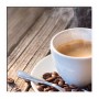 MySpotti Küchenrückwand mit Kaffeetasse, Auszeit-Motiv für die Küche.